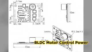 Driver motore BLDC 10-36V 20A PWM Controllo analogico