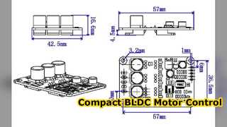 Scheda controller motore BLDC sensorless JYQD V9 20B